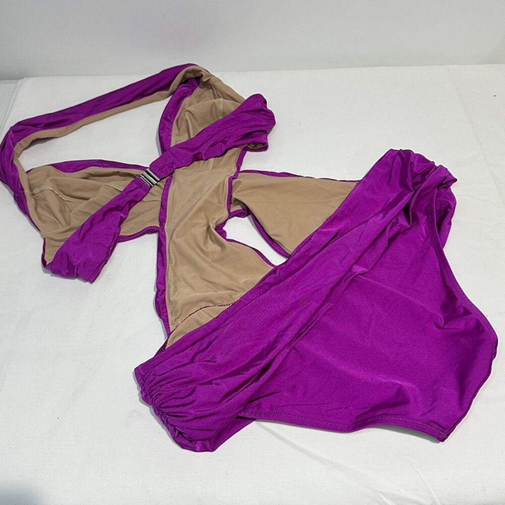 Luxury Meriell Club Collection Monokini - Made in Italy - Size 44 Italy (US 12) - Picture 3 of 6